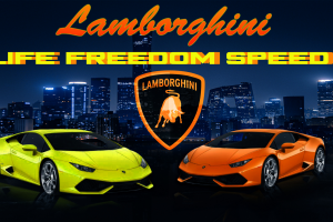 Постер/баннер. Lamborghini