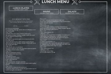 Дизайн меню