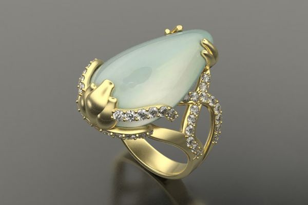 3D-модель кольца №6