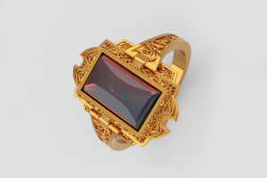 3D-модель кольца №8