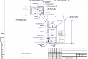 Проект системы газопотребления жилого дома и бани с установкой газо-горелочного устройства