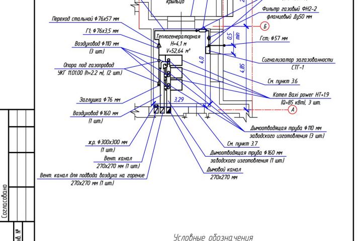Проект газификации до границы и внутри границы земельного участка - 5399527