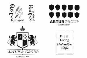 Логотип в разных стилях