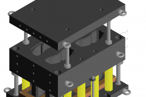 Пресс-форма (комплект) для запекания тормозных колодок
