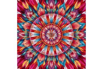 Мандала для привлечения любви. Интерьерная картина 