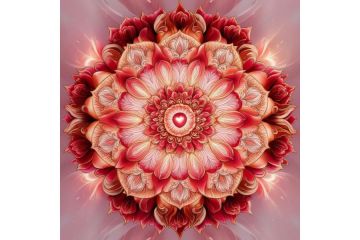 Мандала для пробуждения страсти. Интерьерная картина в цифровом формате. 