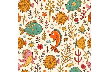 Сказочный подводный мир. Интерьерная картина.