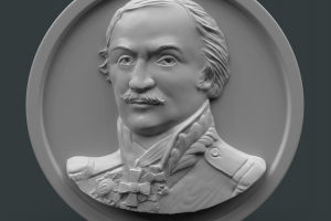 Барельеф "М. Платов"