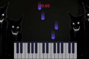 Musical Terror – ритм-хоррор с механикой игры на фортепиано, где ошибки вызывают скримеры и приводят к гибели персонажа.