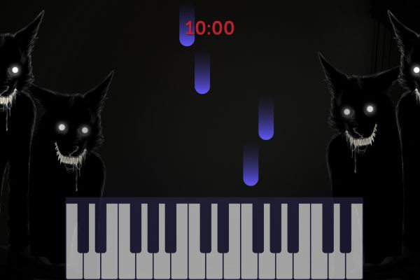 Musical Terror – ритм-хоррор с механикой игры на фортепиано, где ошибки вызывают скримеры и приводят к гибели персонажа.