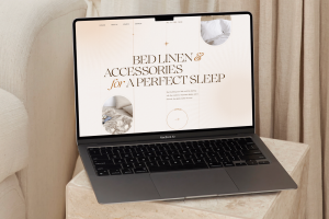 Homely - сайта для бренда постельного белья