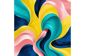 Абстрактная иллюстрация. Краски, текстура