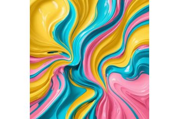 Абстрактная иллюстрация. Краски, текстура