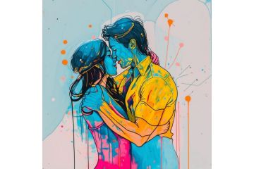 Силуэты. Интерьерная картина в стиле сюрреализма