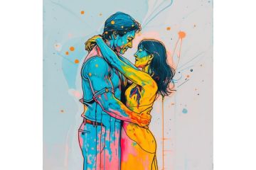 Силуэты. Интерьерная картина в стиле сюрреализма