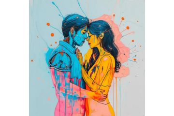 Силуэты. Интерьерная картина в стиле сюрреализма