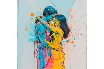 Силуэты. Интерьерная картина в стиле сюрреализма