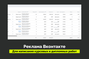 180 заявок из Вконтакте для студенческого сервиса