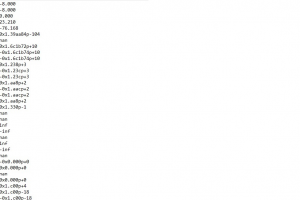 Обработка числовых массивов из файла