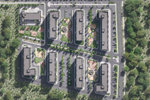 Визуализация квартала Ривьера г. Рязань