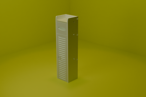 Анимация сборки шкафчика и GLB модель