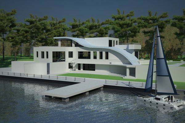 Дом для индивидуального проживания "Дом у реки"