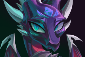 Painted Dragon heads