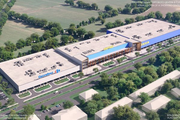Визуализация торгового центра в г. Ташкент