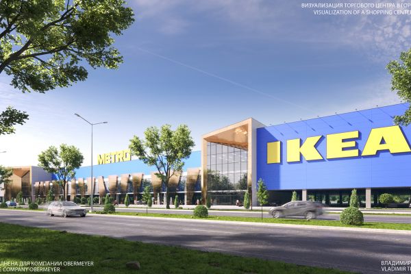 Визуализация торгового центра в г. Ташкент