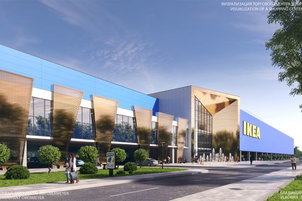 Визуализация торгового центра в г. Ташкент