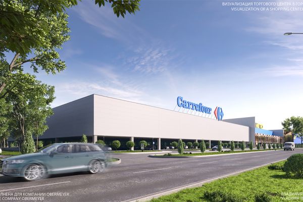 Визуализация торгового центра в г. Ташкент