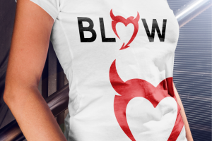 Логотип для сайта знакомств BLOW