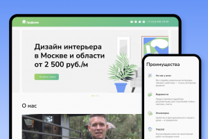 Дизайн сайта Про Домик