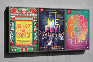 Музыкальная школа хорового искусства. Разработка концертных постеров