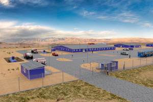 Городок строительный в пустыне 1 часть (экстерьеры)