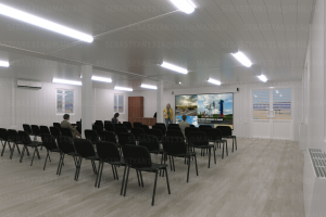 Городок строительный в пустыне - переговорная (интерьеры)