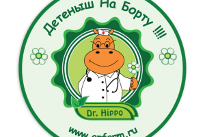 Разработка лого и наклейка в автомобиль