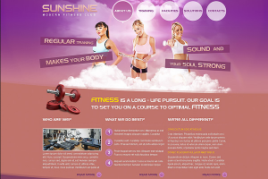 Дизайн для фитнес центра