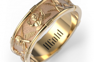 3д-моделирование кольца с ангелочками