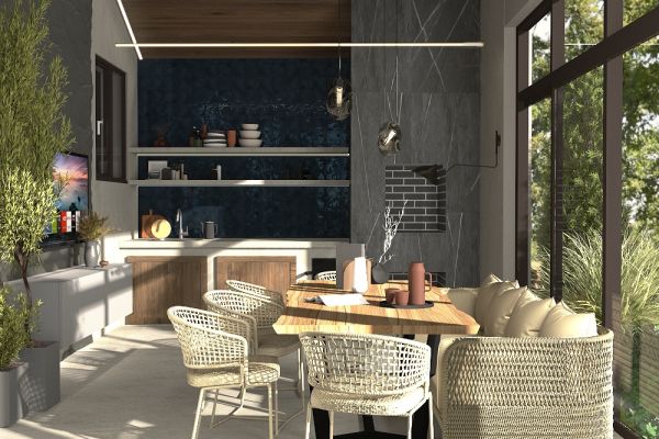 Дизайн интерьера санузла и душевой в доме г. Сысерть