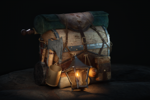 Реалистичная модель рюкзака