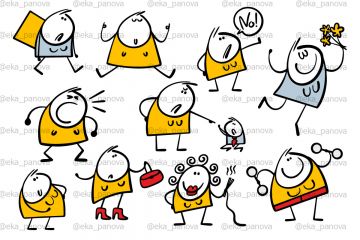 Векторные иллюстрации "Женщины"