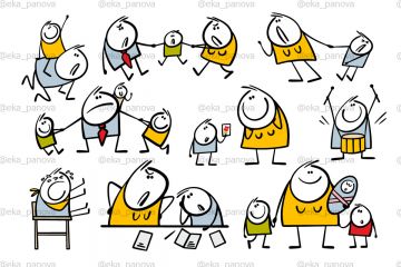 Векторные иллюстрации "Дети"