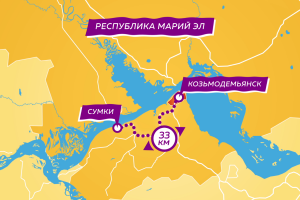 Анимация карт для проекта «Святыни России»