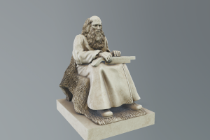 Копия памятника по фото "Гусляр"