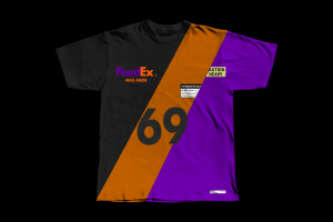 Дизайн футболки "FeedEx" для собственного бренда Mais Amor