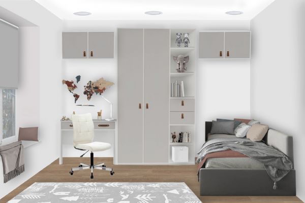 Дизайн проект детской комнаты для мальчика в Москве