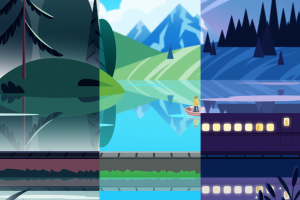 Векторный пейзаж