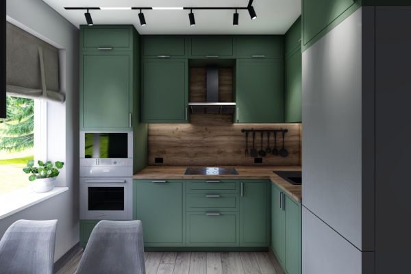 Небольшая кухня в панельном доме