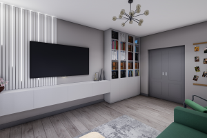 Гостиная в панельном доме